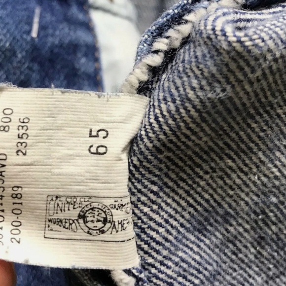 Men’s vintage 90s lee Rider denim Jeans Medium wash size 42 waist Pants - Picture 6 of 6